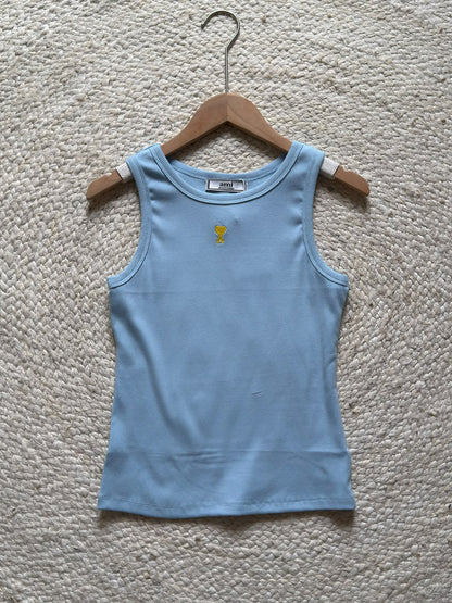 AMI Tank Top - Light Blue, Grey, White, Black