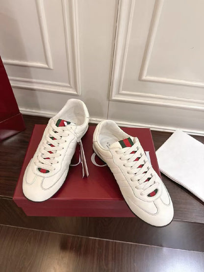 Gucci Sneakers - White, Brown, Black