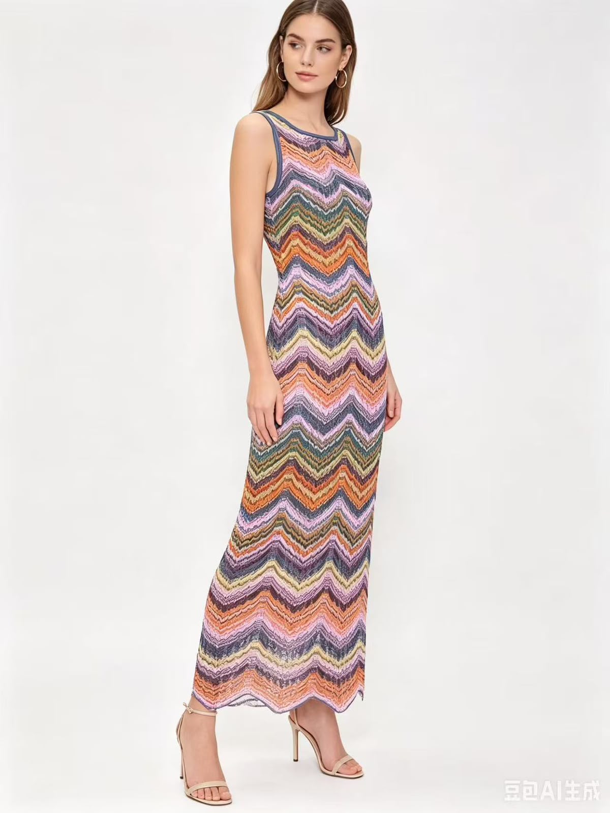 Missoni Sleeveless Zigzag Dress - Multi