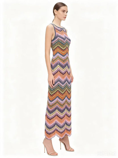Missoni Sleeveless Zigzag Dress - Multi