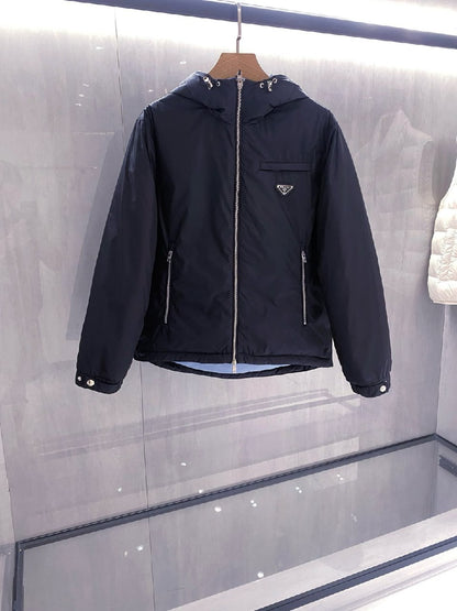Prada Hooded Jacket - Navy