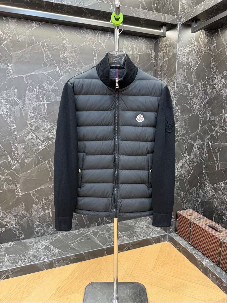 Moncler Jacket - Black, White, Navy