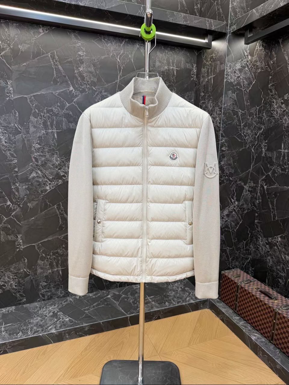 Moncler Jacket - Black, White, Navy