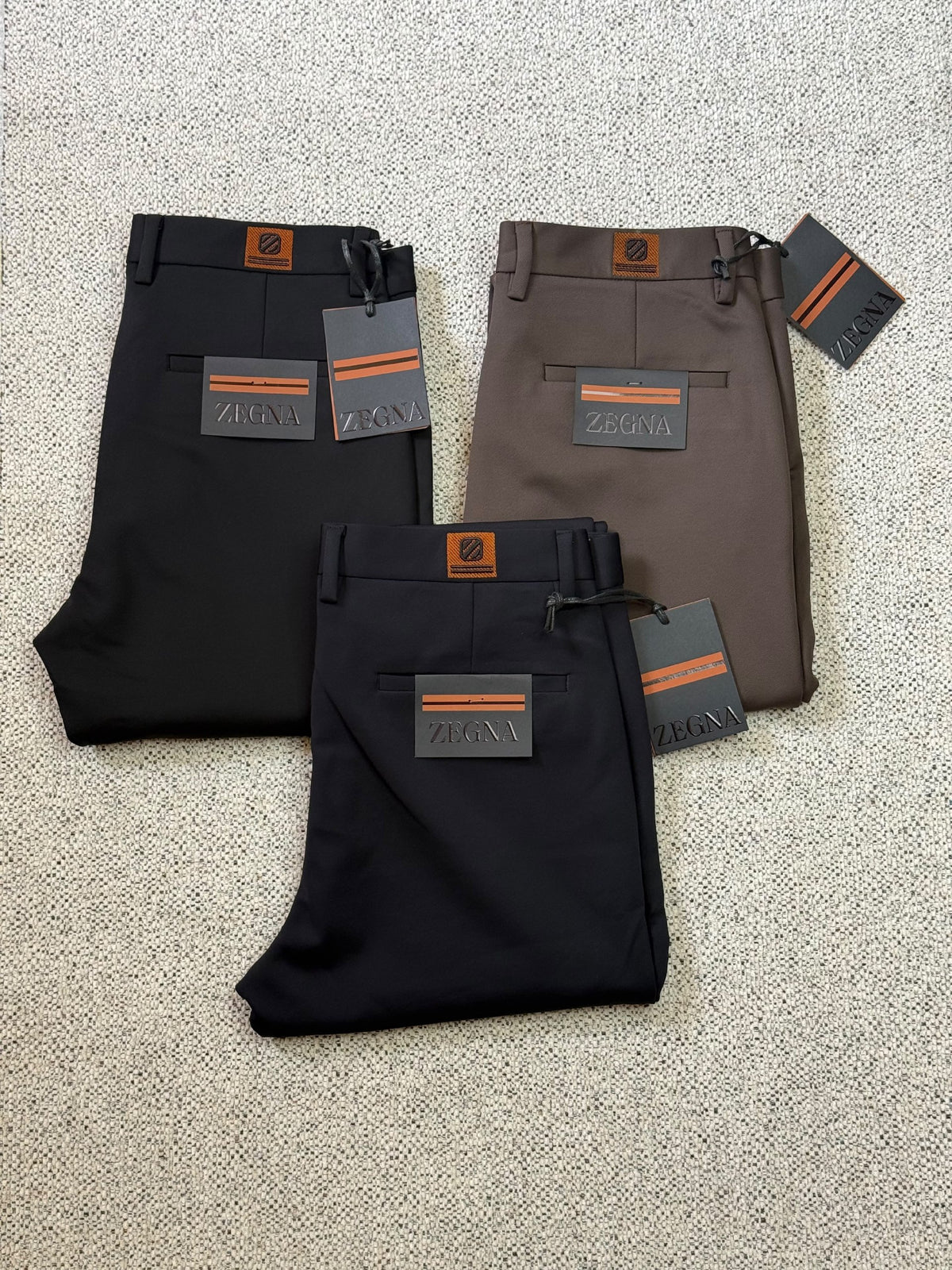 Zegna Pants - Black, Brown, Navy