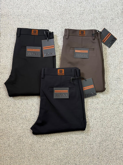 Zegna Pants - Black, Brown, Navy