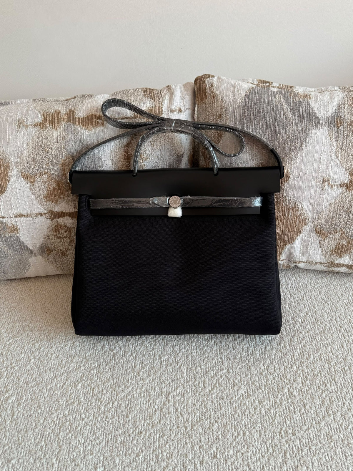 Hermès Herbag Handbag - Black