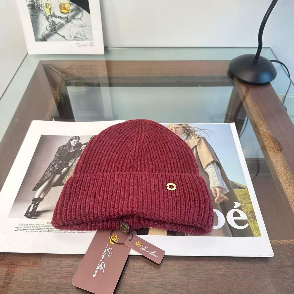 Loro Piana Beanie - Burgundy