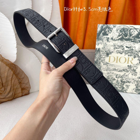 Dior Belt - Black Embossed