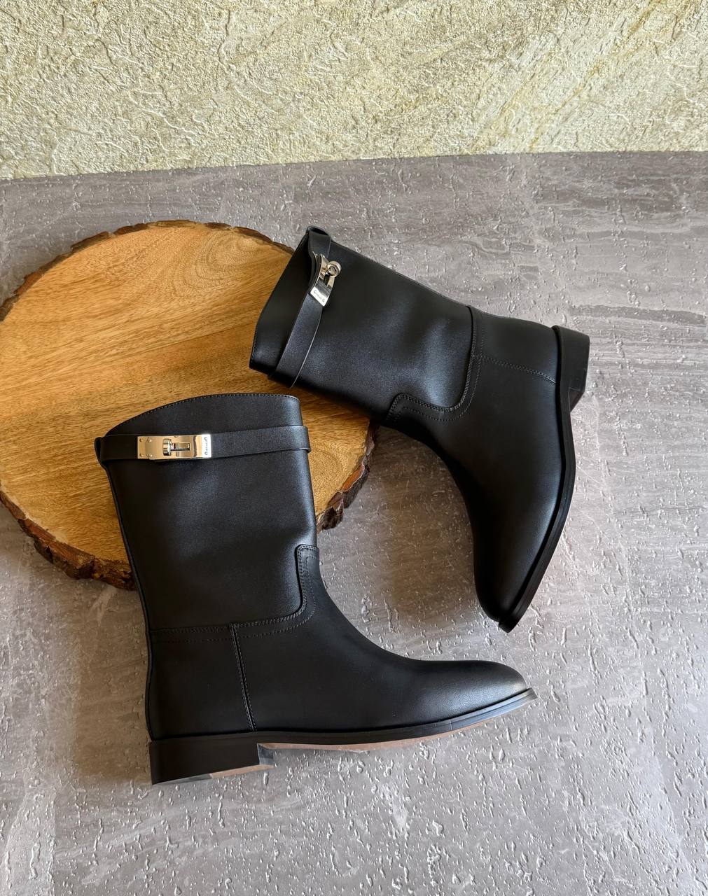 Hermes Low Cut Boots - Black