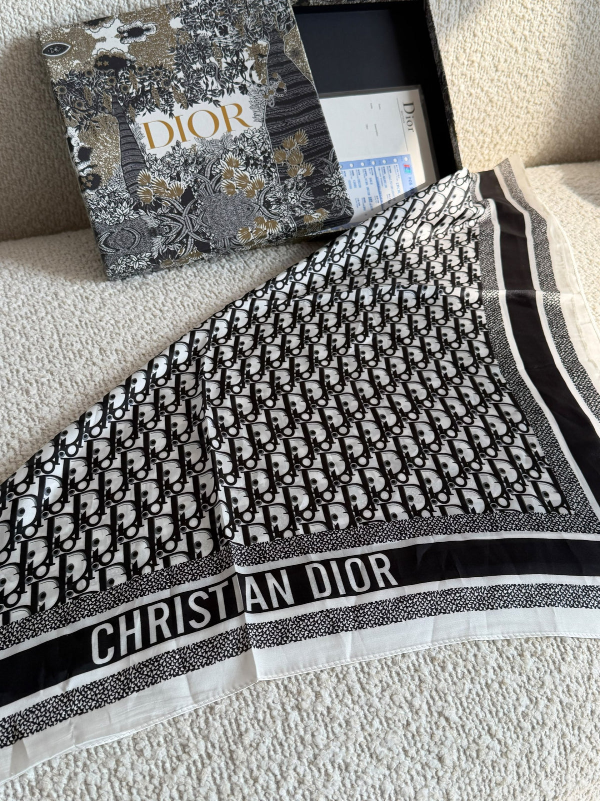 Dior Scarf - Multi Monogram