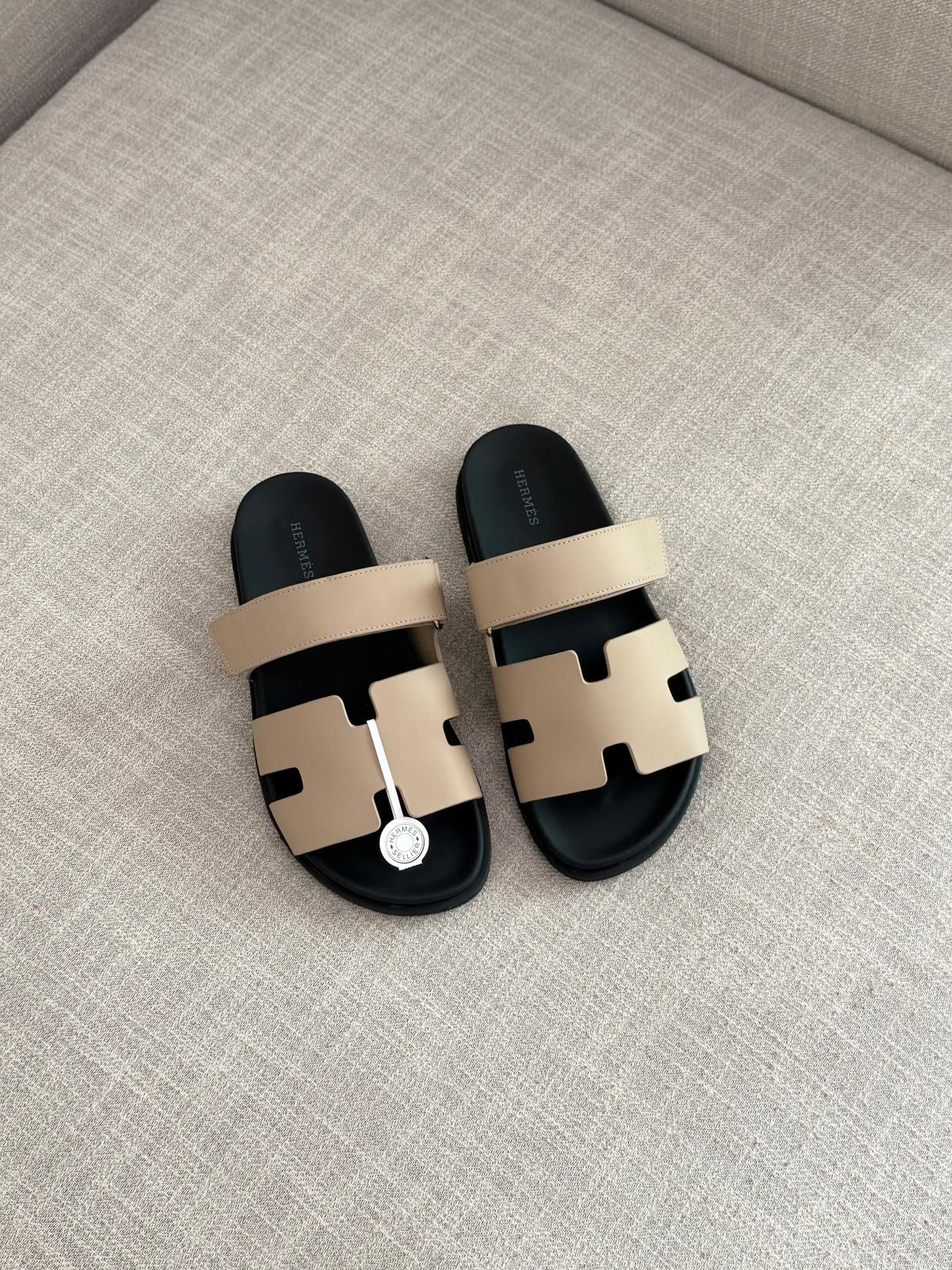 Hermès Slippers - Brown, White, Beige, Blue, Dark Grey