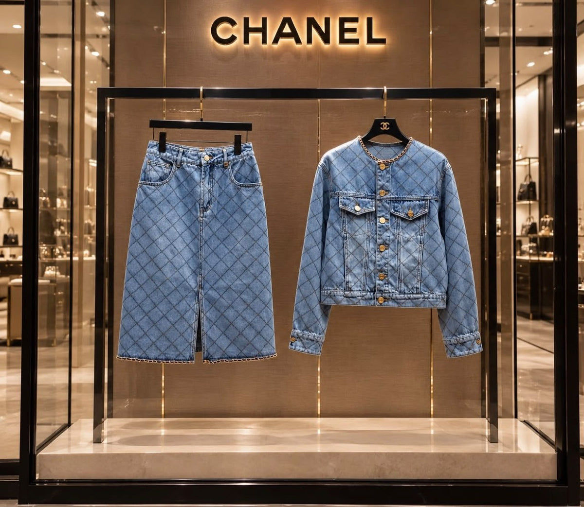 Chanel Set - Light Blue