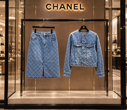 Chanel Set - Light Blue