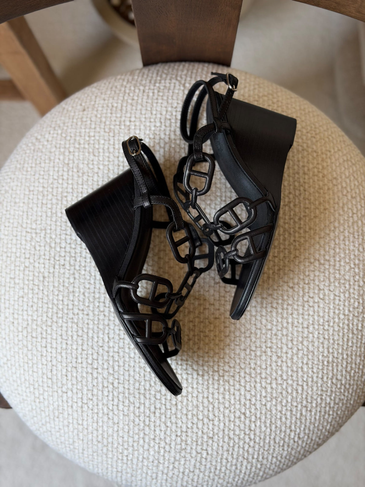 Hermes Heels - Black