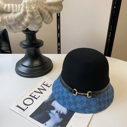Gucci Horsebit Bucket Hat - Black Monogram