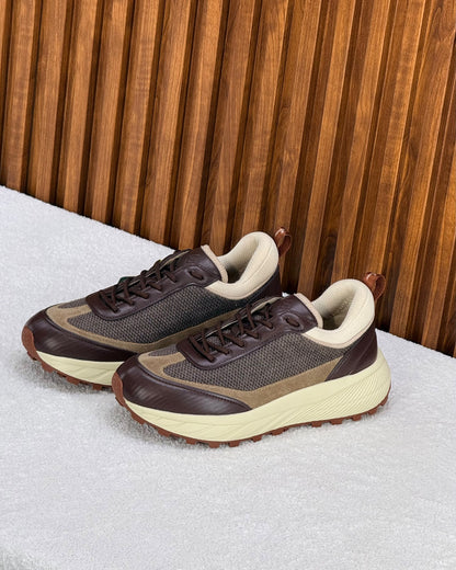 Loro Piana x New Balance Sneakers - Brown & Dark Grey