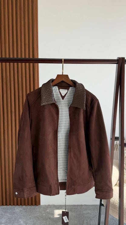 Bottega Veneta Snap-Cuff Jacket - Burgundy