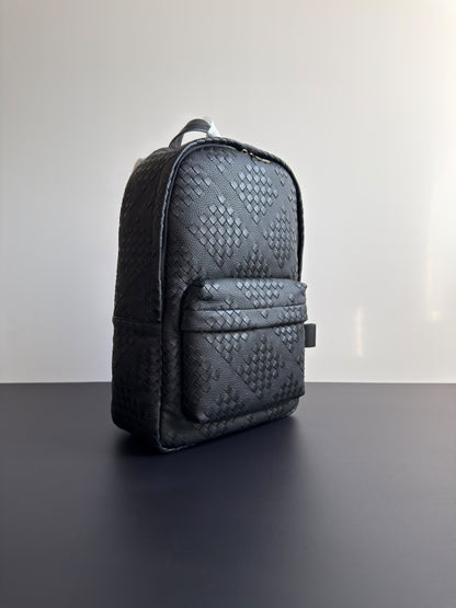 Bottega Veneta Backpack Compact Weave - Black