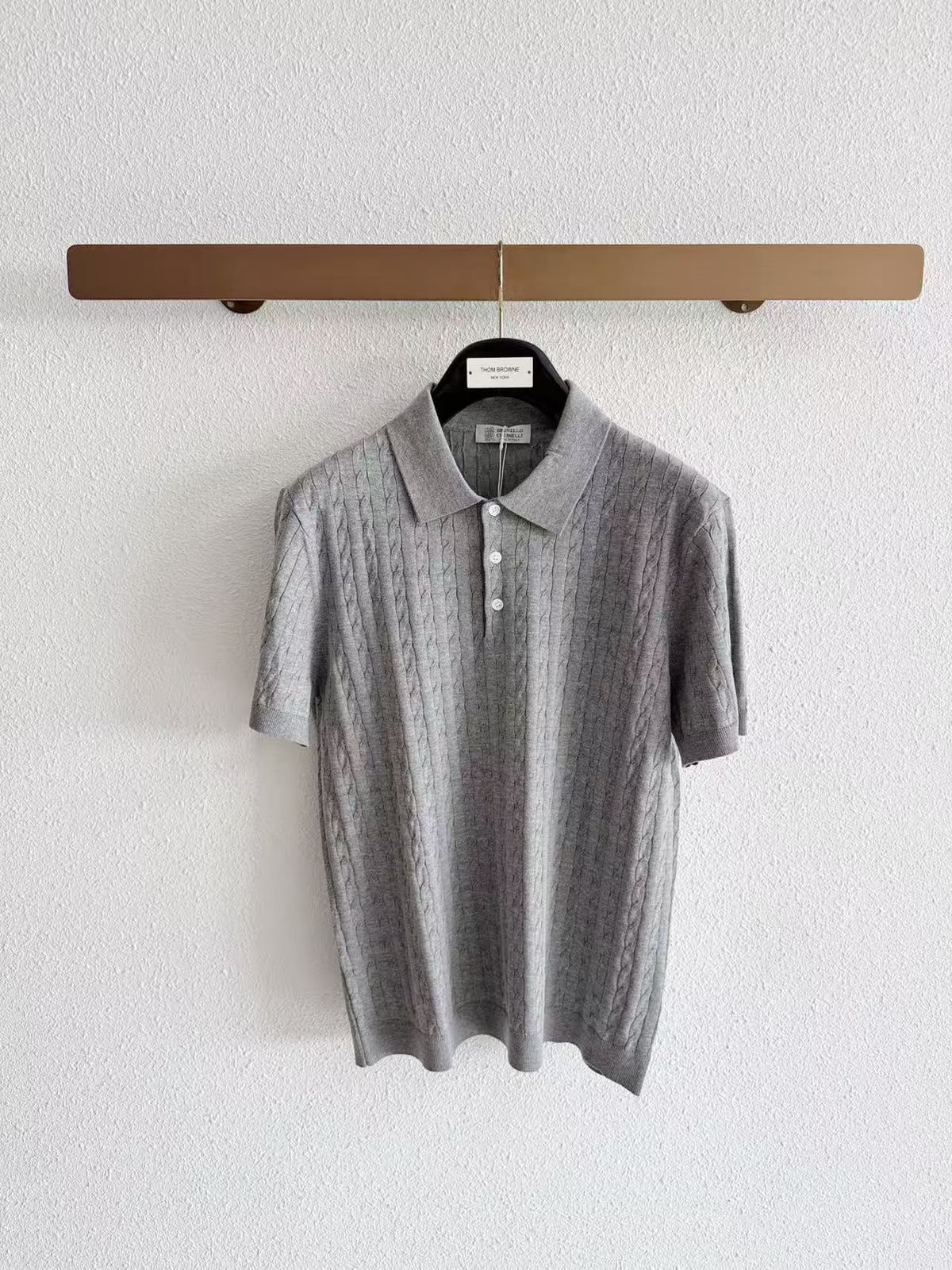 Brunello Cucinelli Polo Shirt - Grey