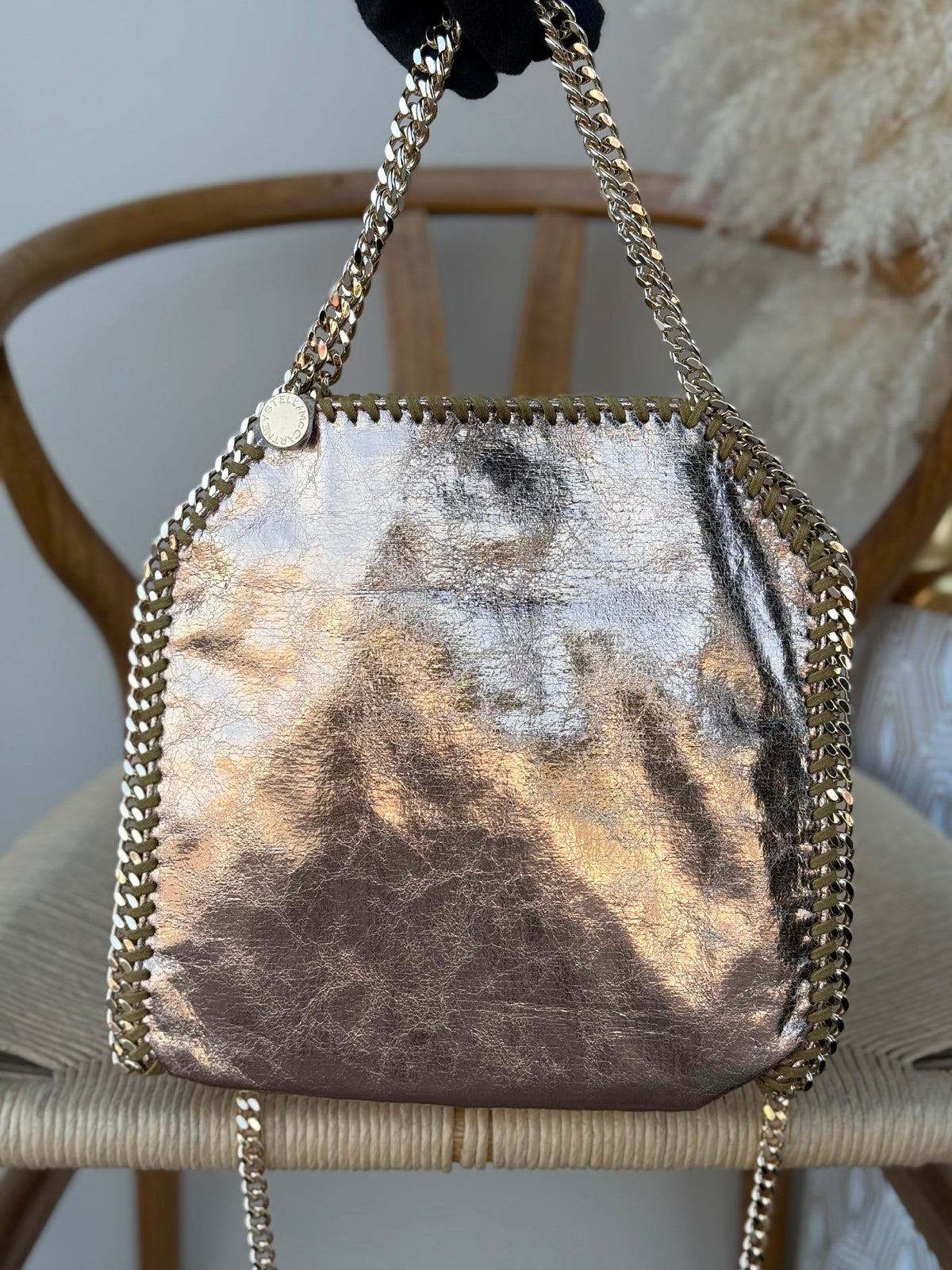 Stella McCartney Foldover Shoulder Bag - Brown