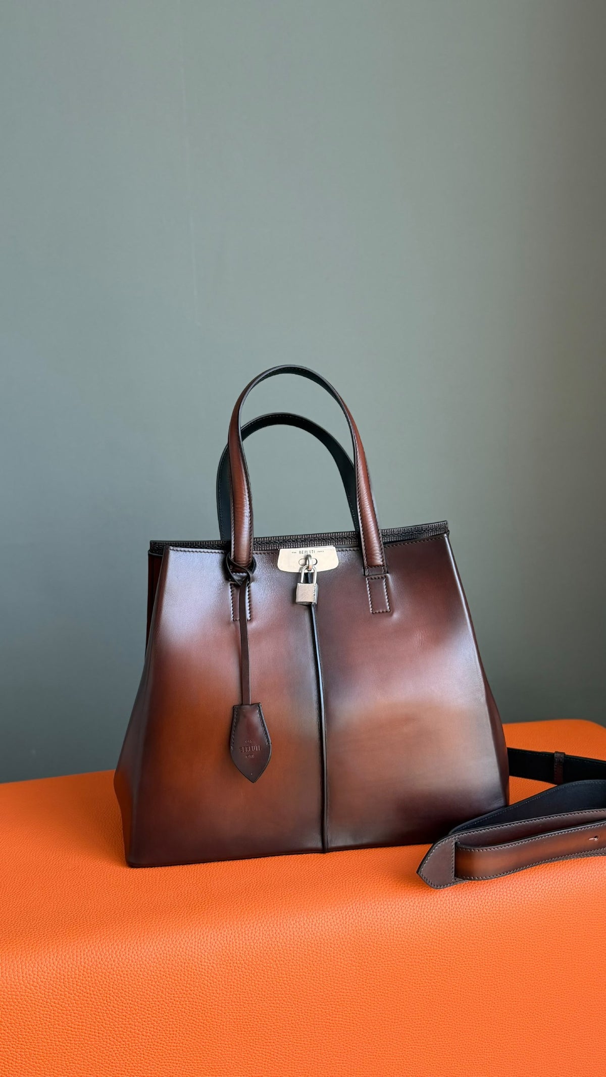 Berluti Tote Bag - Burgundy, Brown, Black, Beige