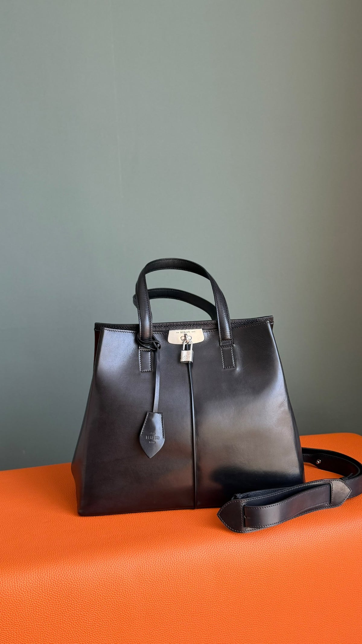 Berluti Tote Bag - Burgundy, Brown, Black, Beige