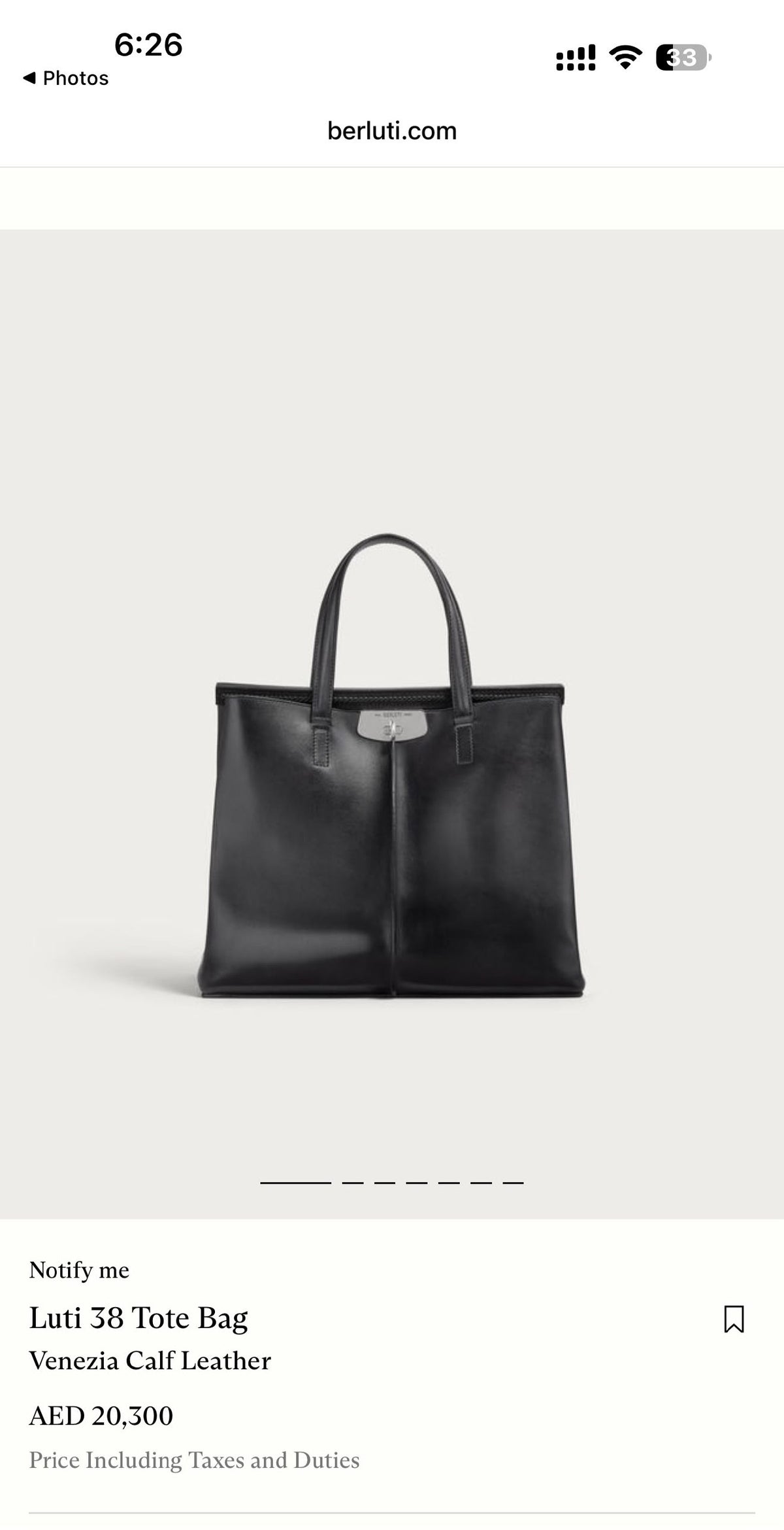 Berluti Tote Bag - Burgundy, Brown, Black, Beige
