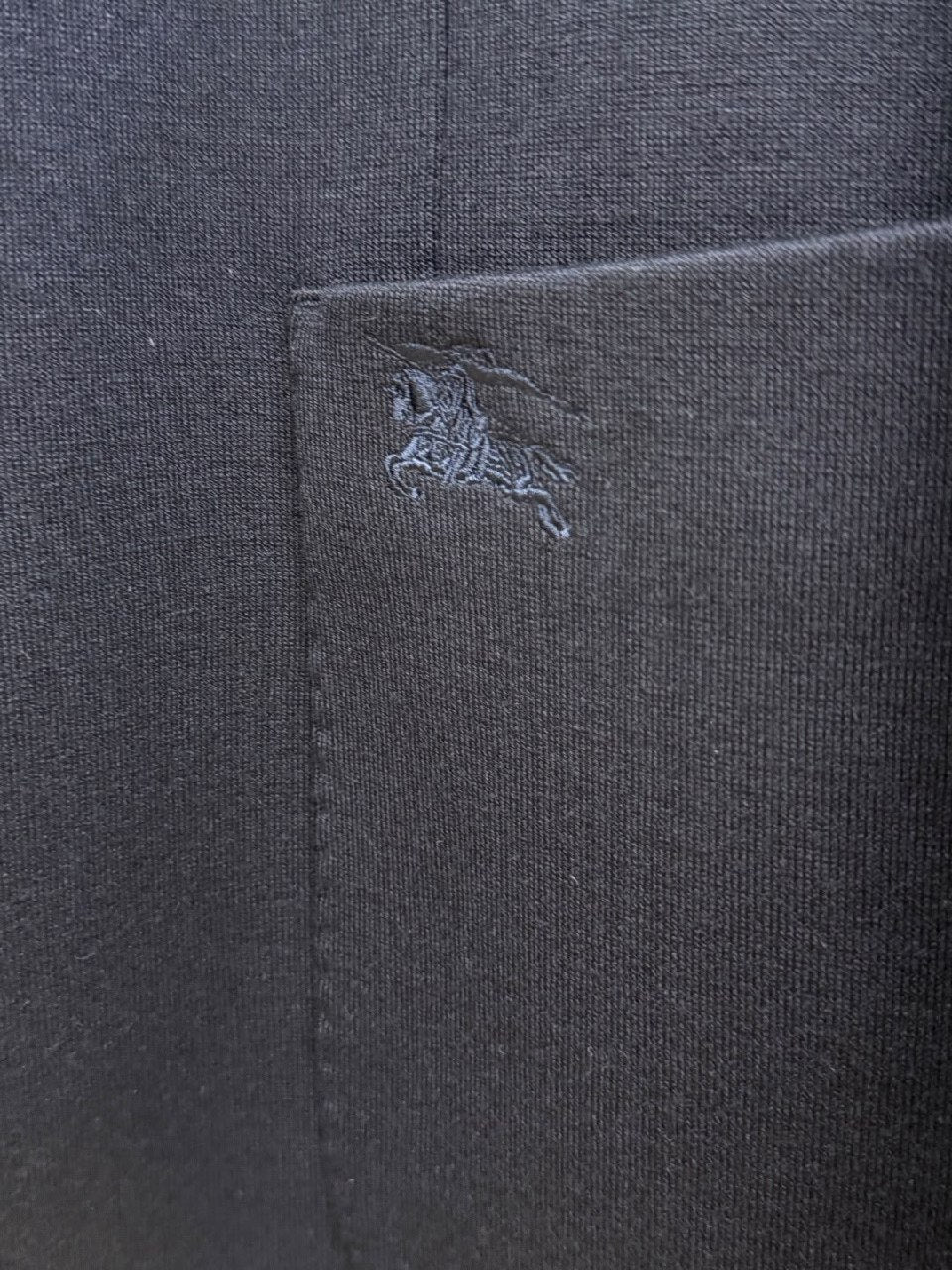 Burberry Notched-Lapel Jacket - Navy, White, Black