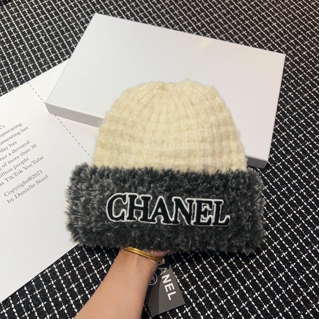 Chanel Beanie - White