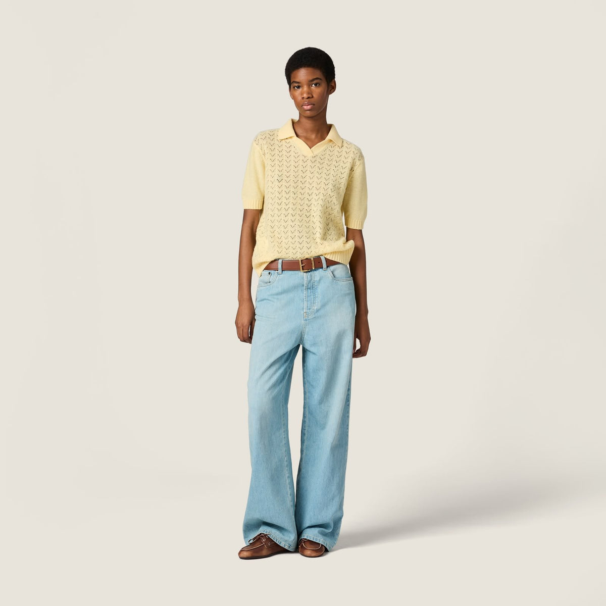 Miu Miu Polo Shirt - Yellow
