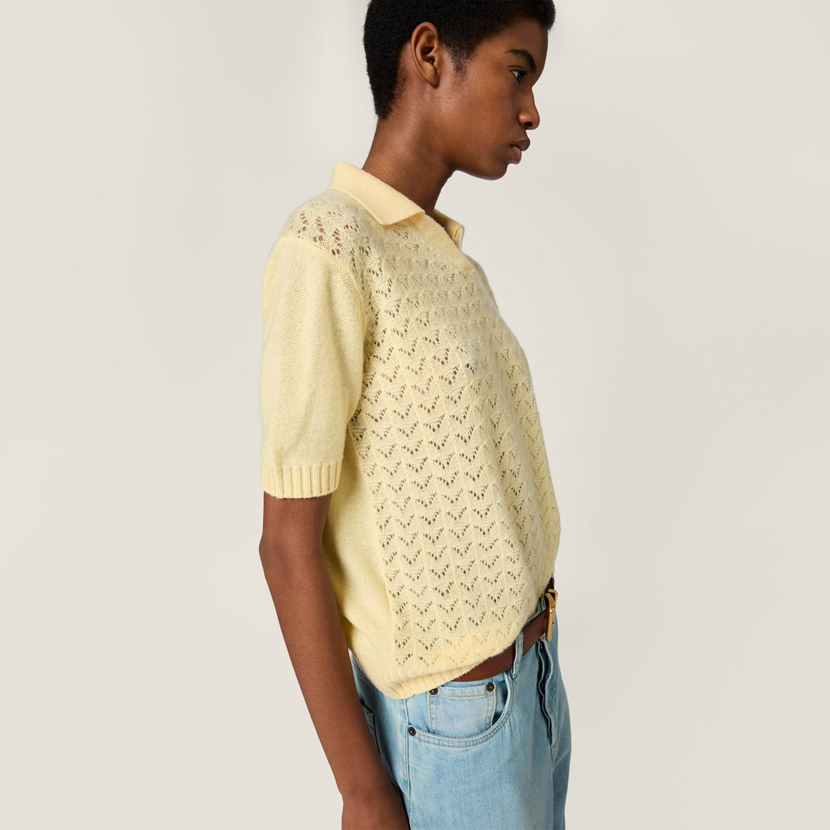 Miu Miu Polo Shirt - Yellow