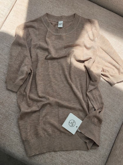 Hermès Knitted T-Shirt - Pink, Beige, Blue, Black, White