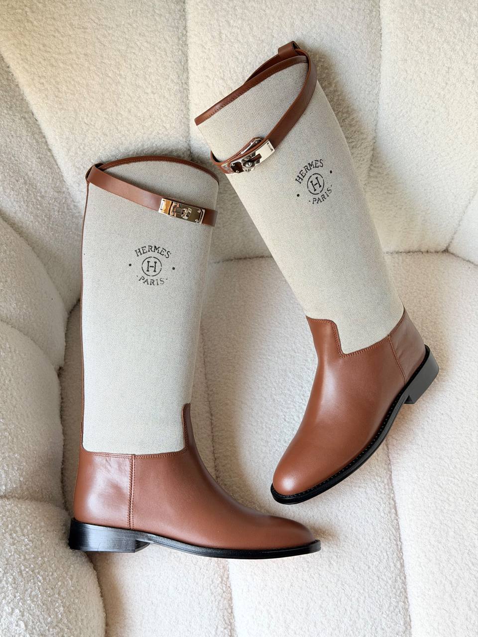 Hermes High Cut Boots - Brown