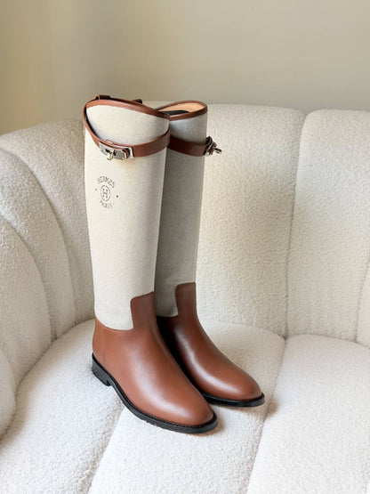 Hermes High Cut Boots - Brown