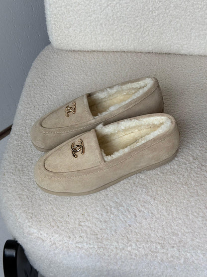 Chanel Loafers - Beige