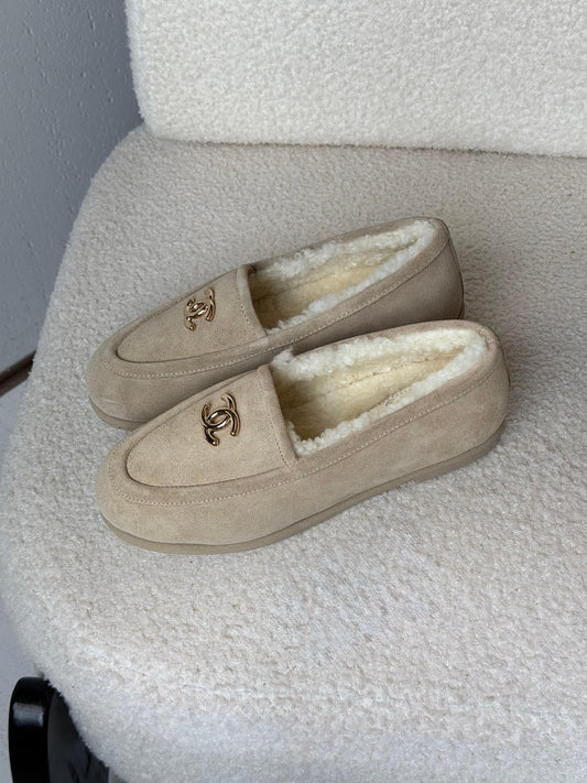 Chanel Loafers - Beige