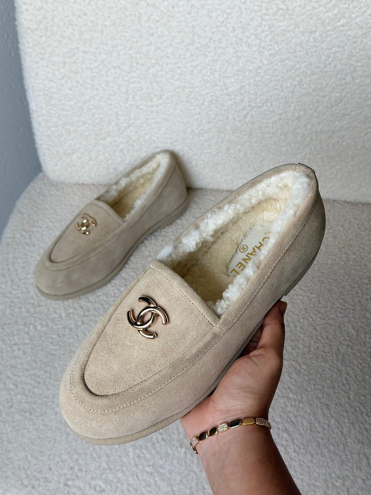 Chanel Loafers - Beige