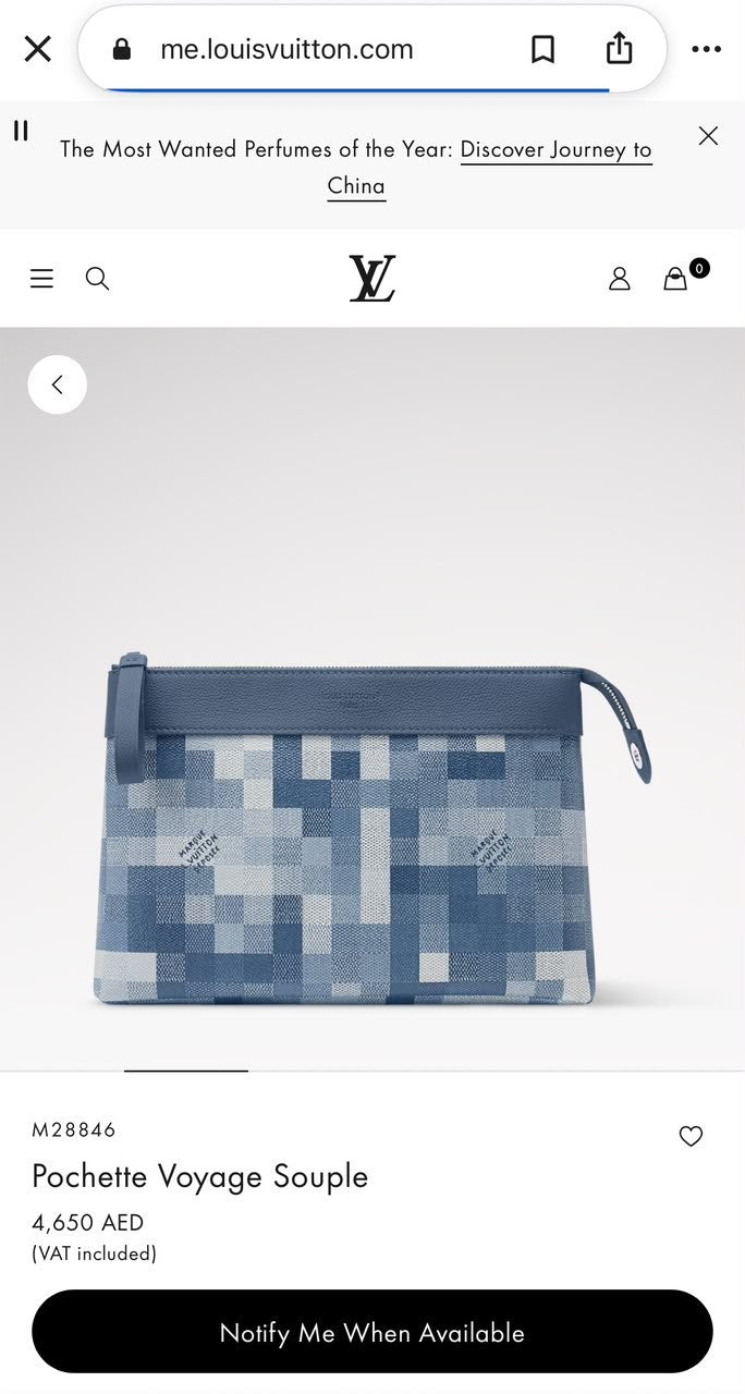 Louis Vuitton Clutch - Blue