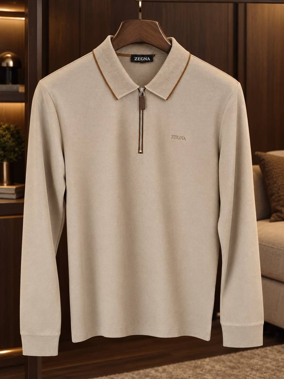 Zegna Long sleeve Polo Shirt - 