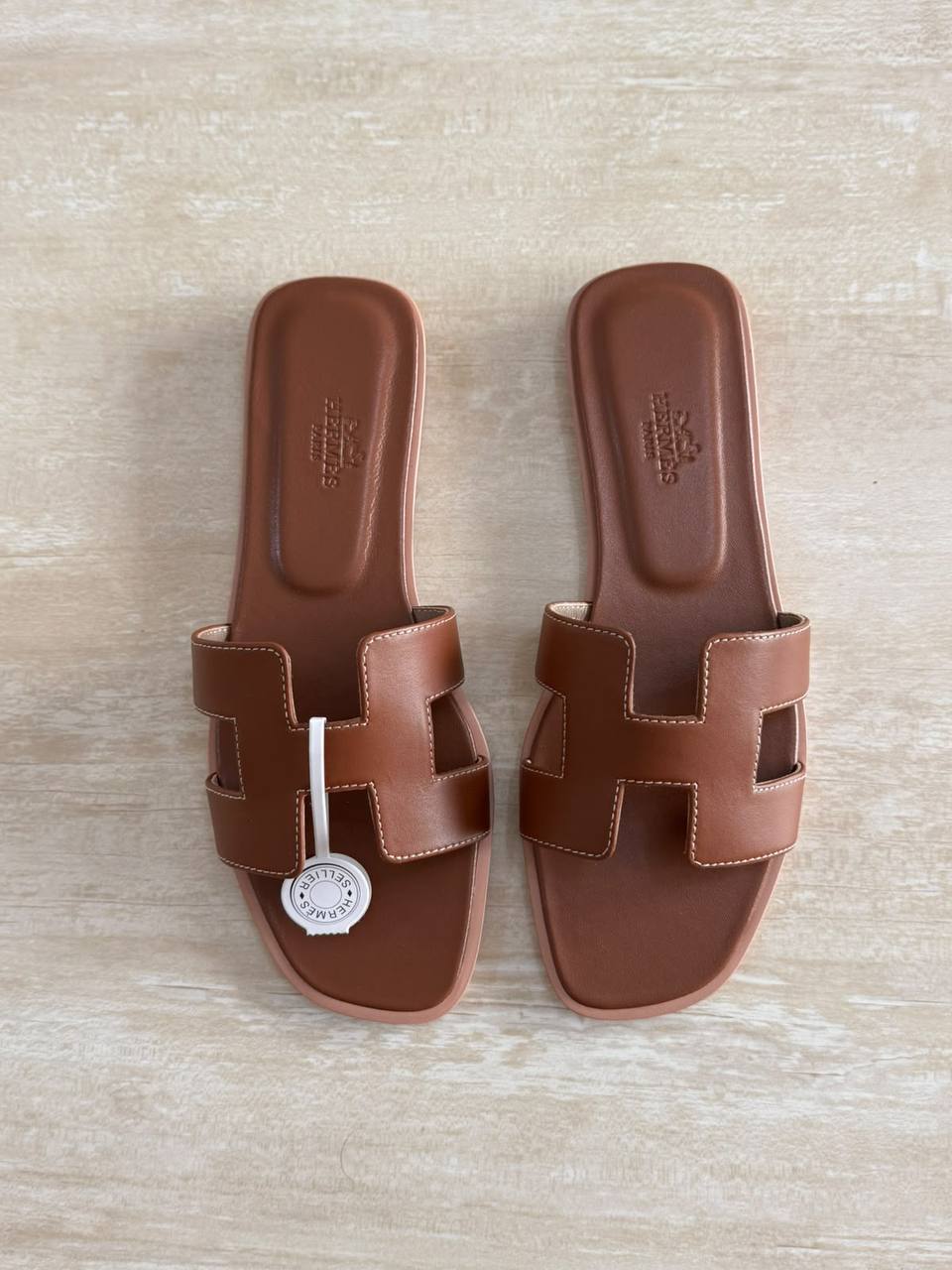 Hermes Slipper - Brown