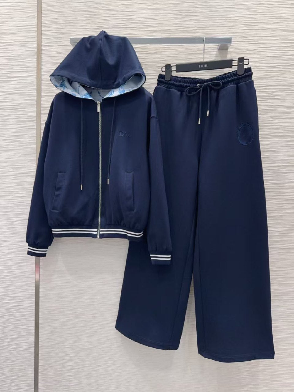 Dior Striped-Trim Tracksuit - Navy