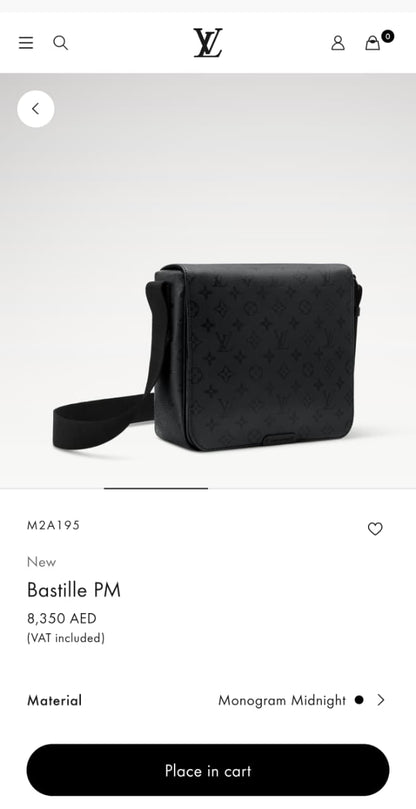 Louis Vuitton Crossbody Bag - Black