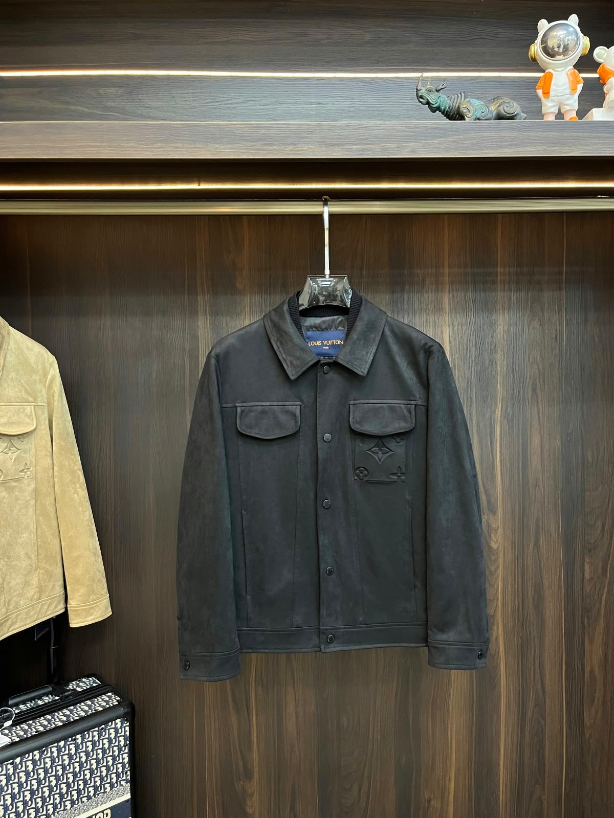 Louis Vuitton Jacket - Dark Grey Embossed
