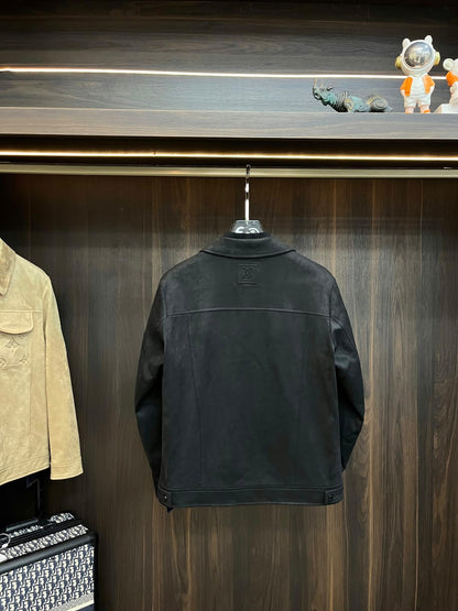 Louis Vuitton Jacket - Dark Grey Embossed