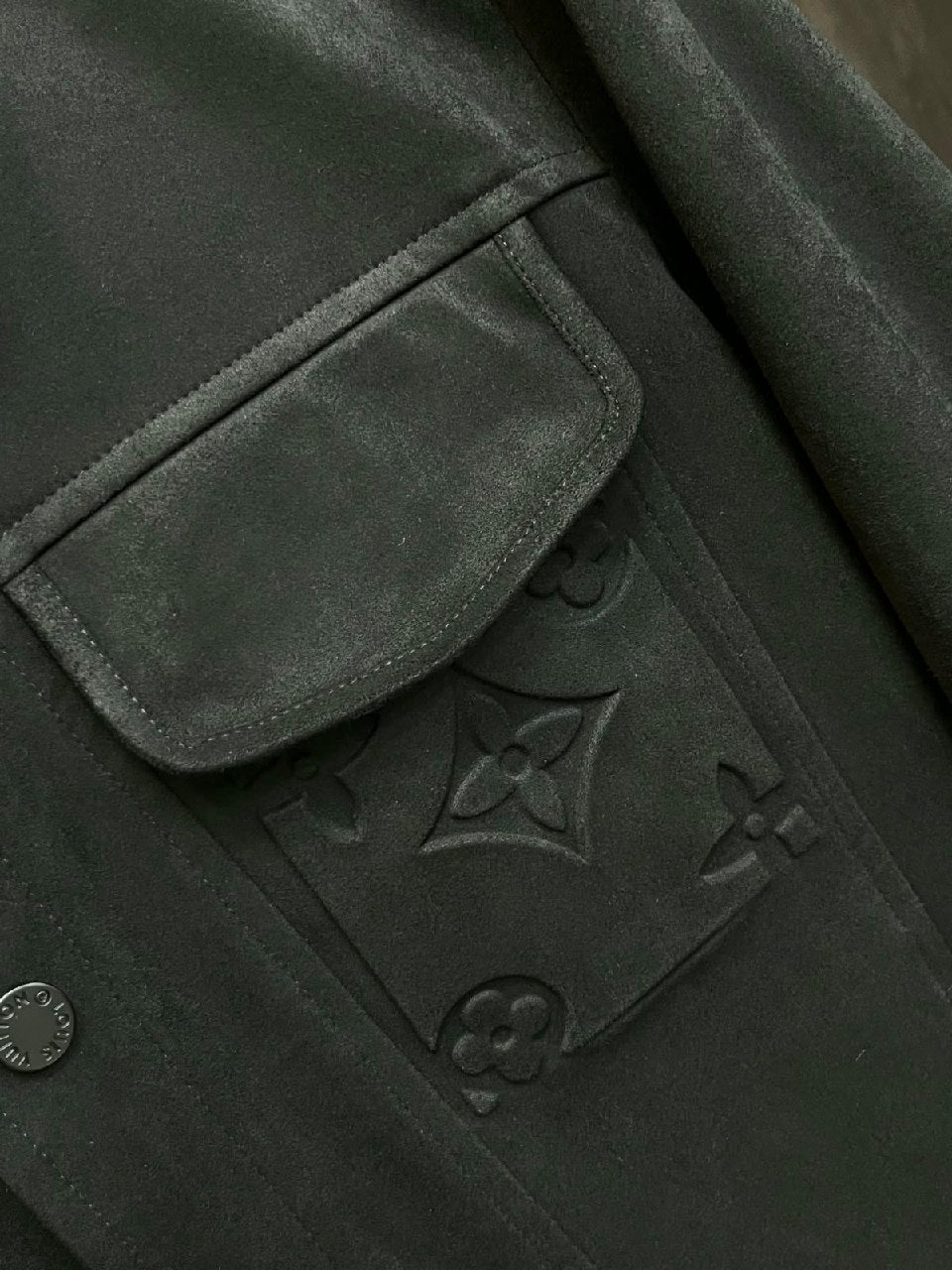 Louis Vuitton Jacket - Dark Grey Embossed