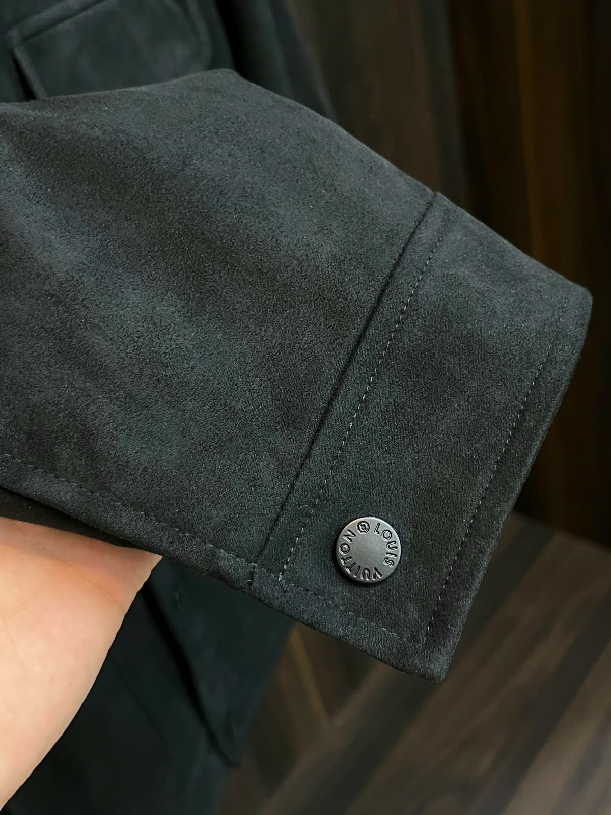 Louis Vuitton Jacket - Dark Grey Embossed