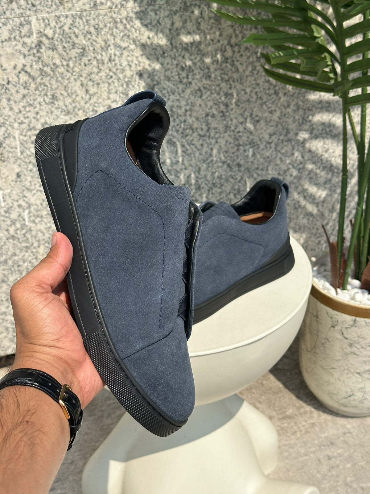 Zegna Sneakers - Navy