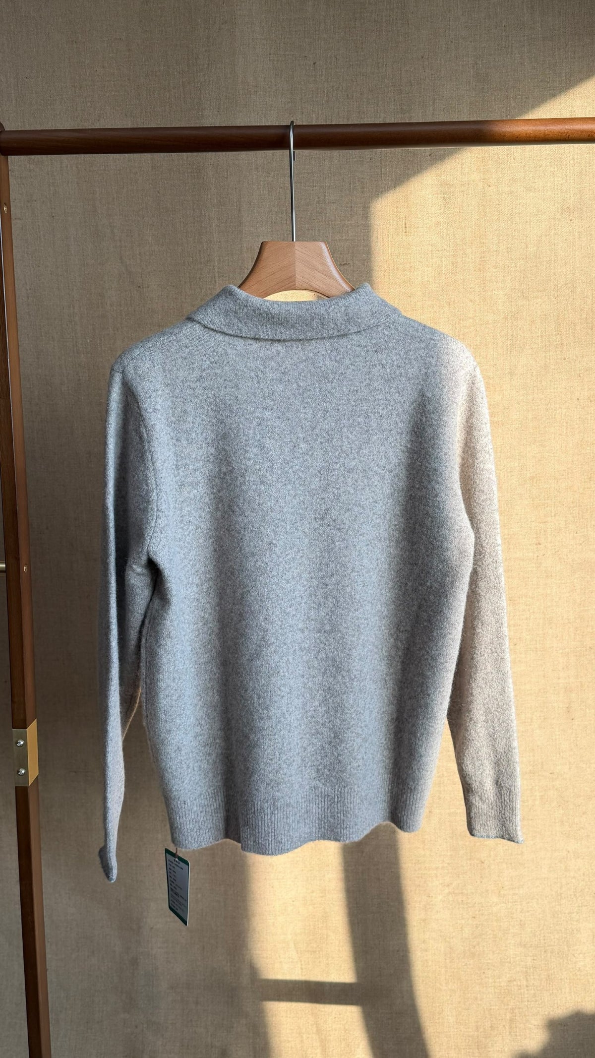 Brunello Cucinelli Polo Sweater - Grey, Blue, Beige