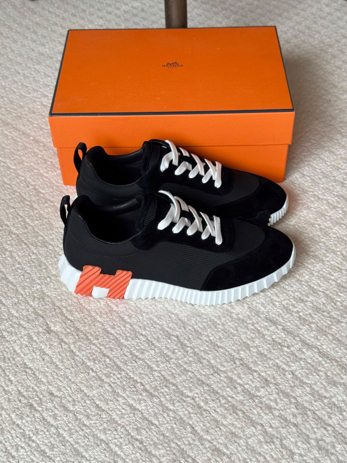 Hermès Sculpted-Sole Sneakers - Black