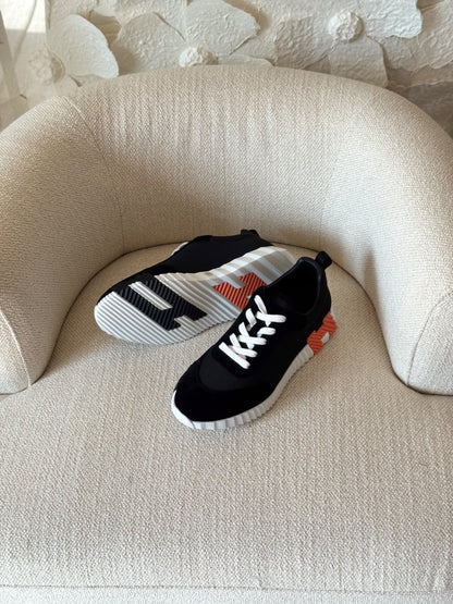 Hermès Sculpted-Sole Sneakers - Black